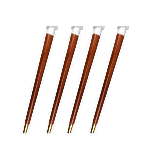 ZZYE Legs for Furniture Set of 4,Maximum Load 500kg,Wooden Sofa Feet Coffee Table Legs for Furniture Wood Furniture Legs Breakfast Bar Leg -Tapered Table Bed Foot Replacement, Furniture Feet