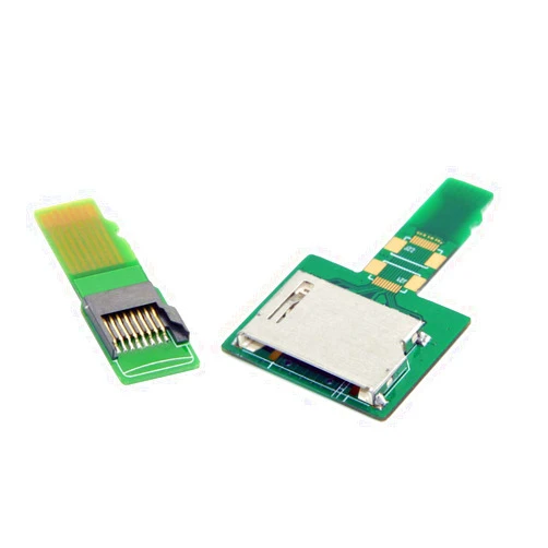 Cablecc 1Set SD TF Card Socket Female to Micro-SD TF Male Memory Card Kit Extension Adapter Testing Tools Extender