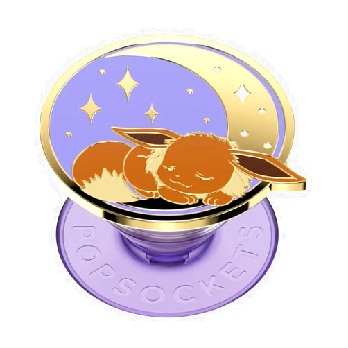 POPSOCKETS Phone Grip with Expanding Kickstand, PopSockets for Phone, Pokemon - Enamel Sleeping Eevee