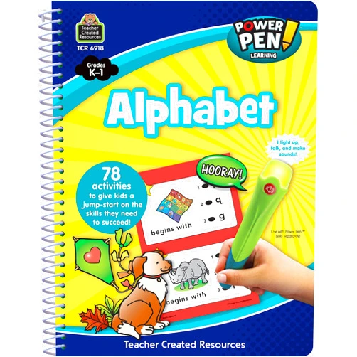Teacher Created Resources Power Pen Learning Book, Alphabet (TCR6918)