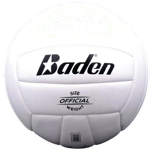 Baden Soft Strike Cushioned Synthetic Leather Recreational Volleyball - Indoor/Outdoor for Beginners & Youth - Official Size