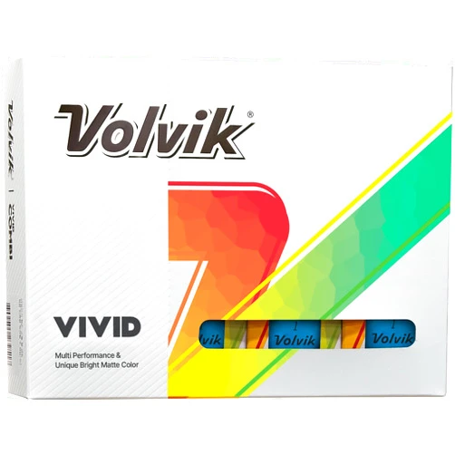 Volvik Vivid Matte Finish Blue Golf Balls (One Dozen)