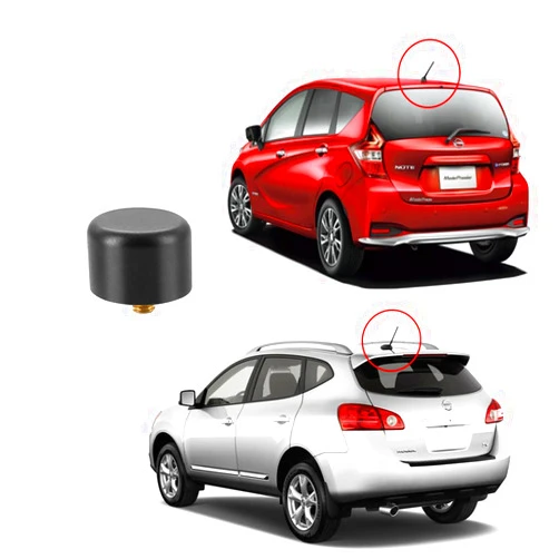 AMFRNE Custom Antenna Delete Cap for Nissan Rogue Qashqai Versa Juke Note 350Z Cube Kicks Leaf, for Infiniti QX50 QX70 EX35 EX37 FX35 FX50 G37 Q60, Stylish Antenna Cover for Nissan Infiniti Accessories