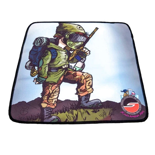 Social Paintball Microfiber Cleaning Cloth, Weekend Warrior Paintball Cartoon Series - 12