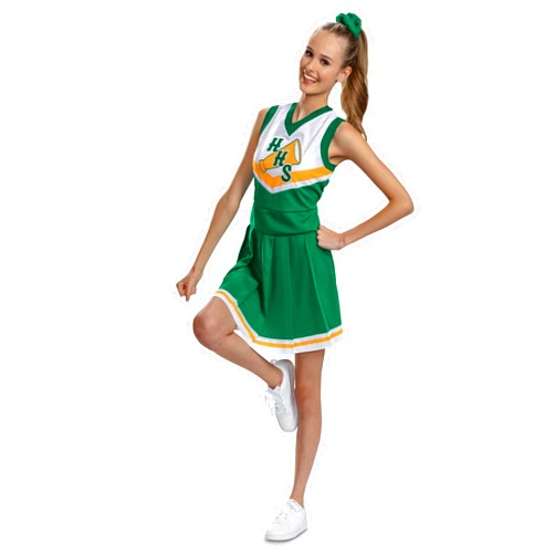 Disguise Womens Chrissy Cheerleader Costume, Official Stranger Things Hawkins Cheerleader Costume for Adults
