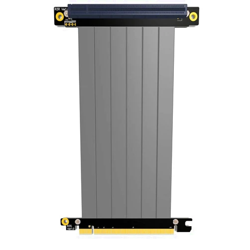 ADT-LINK PCI-E X16 to 16X 3.0 Male to Female Riser Extension Cable Graphics Card Computer Chassis PCI Express Extender Ribbon 128G/Bps (R33SR 30CM)