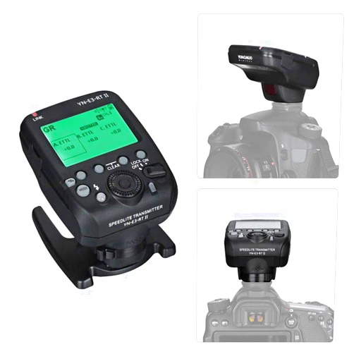 YONGNUO YN-E3-RT II On-Camera Flash Speedlite Transmitter Flash Trigger Compatible for ST-E3-RT/600EX-RT/YN-E3-RT/YN968EX-RT/YN600EX-RTII/YN686EX-RT/YNE3-RX