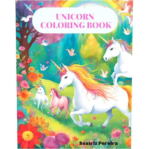 Portuguese Edition by Beatriz Pereira (Author) Unicor Coloring Book (Portuguese Edition)