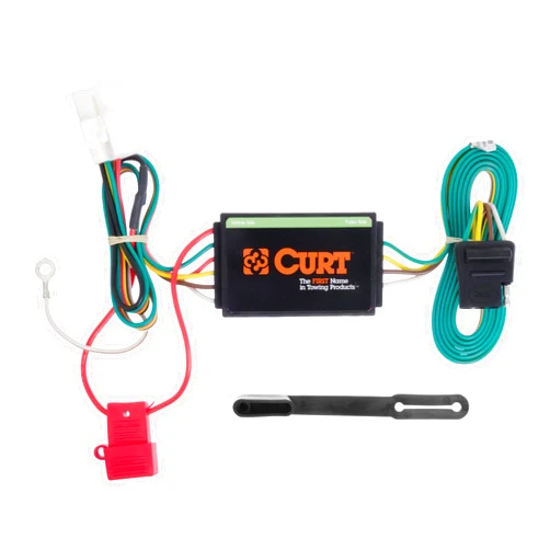 CURT 56040 Vehicle-Side Custom 4-Pin Trailer Wiring Harness, Fits Select Subaru Ascent, Forester, Outback, Crosstrek, XV , Black