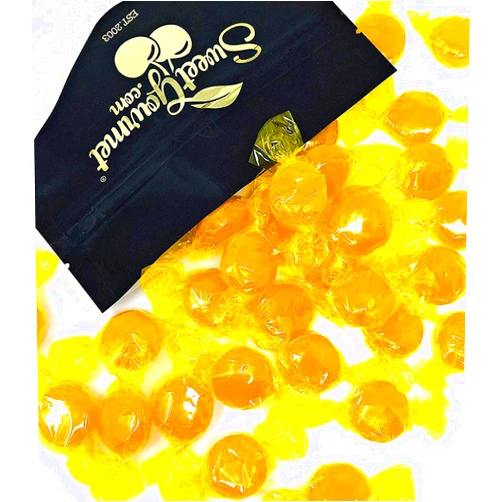 SweetGourmet Butterscotch Buttons | Arcor Premium Bulk Wrapped Hard Candy | 2 Pounds