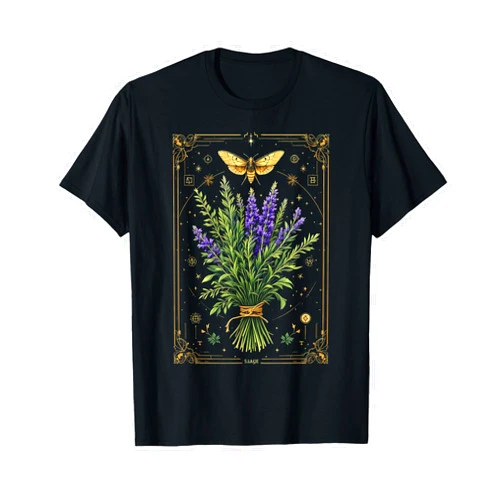 Mystic Forest Goblincore Moth Aesthetic Goblincore Cottagecore Fairycore Moth Moon Magic T-Shirt