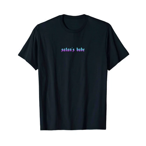 It's Art Satan's Babe Grunge Aesthetic Clothes Pastel Goth Satanic T-Shirt