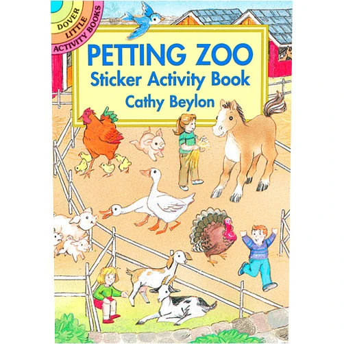 Cathy Beylon Dover Petting Zoo Sticker Activity Book (Dover Little Activity Books: Animals)