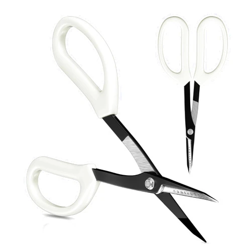 LOOPSEED Precision Gardening Scissors Plant Trimming Pruning Shears Garden Pruners for Orchid Bonsai Hydroponic Flower Clipper Garden Snip 8 Inch Long