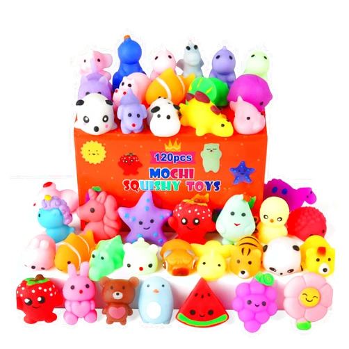 Mantyplay 30 Pack Squishy Toys, Kawaii Squishies Party Favors for Kids 4-8 8-12 Treasure Box Toys for Classroom Birthday Xmas Gifts Goodie Bag Mini Animals Mochi Squishy Stress Relief Sensory Toys Random