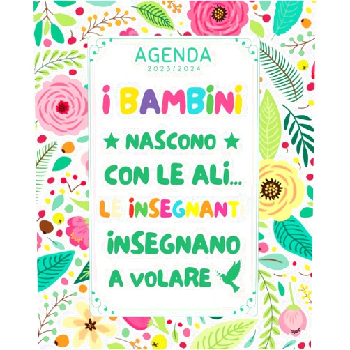 LeDouze Collezioni AGENDA 2023 2024: Regalo insegnanti fine anno personalizzato elementare asilo | Originale, pratica, utilissima e d'effetto. (Italian Edition)