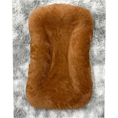 Kaseeous Plush Velvet Baby Lounger Cover for Snuggle Me Lounger, Winter Newborn Lounger Replacement Cover, Removable Baby Slipcover for Boys Girls, Soft Infant Floor Seat Cover (Cover only)