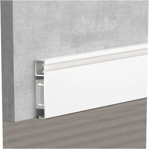 Surprecision LED Aluminium Baseboard Molding Trim Height 80mm (3.15