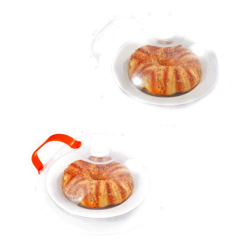 XQWY Microwave Splatter Cover,Microwave Cover for Food,Large Microwave Plate Cover Guard Lid with Steam Vents Keeps Microwave Oven Clean,10.5 Inch BPA Free and Dishwasher Safe-2 Pack
