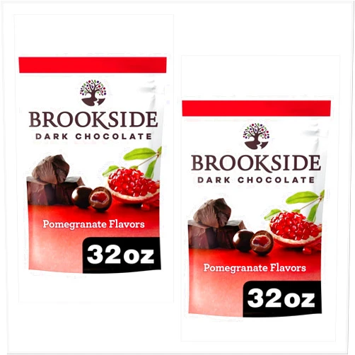 Generic BROOKSIDE Dark Chocolate and Pomegranate Flavored Snacking Chocolate (2 pack-32 oz each.), Full Size