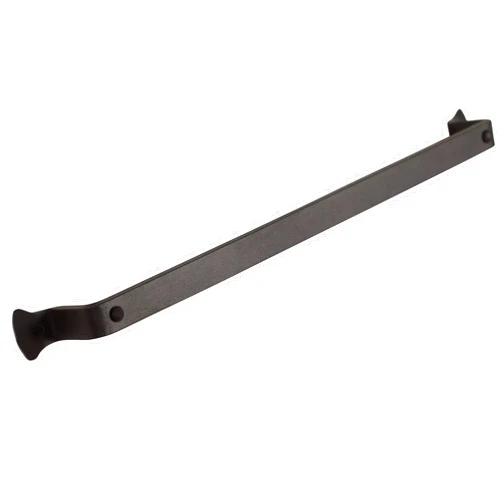 RTZEN Farmehouse Bathroom Towel Holder - Wrought Iron Matte Black Towel Bar Wall Mount Rod - Home Decor Kitchen Towel Hanger Handmade Bar (17'' - Fits 14 Inch Towels)