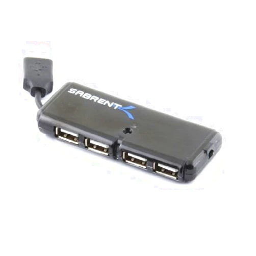 Sabrent SBT-U2HA USB 2.0 Hi-Speed Bus-Powered Ultra Slim 4-Port Mini Hub