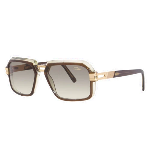 Cazal 6004/3 016 Sunglasses Men's Olive Transparent/Brown Gradient 56mm