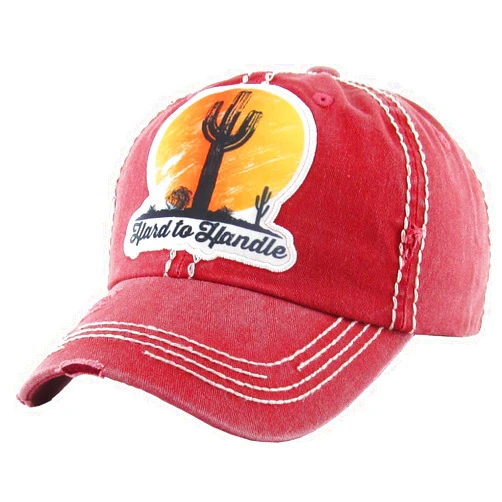 Junk Gypsy Hard to Handle Ladies Vintage Trucker Hat Adjustable Mesh Cap