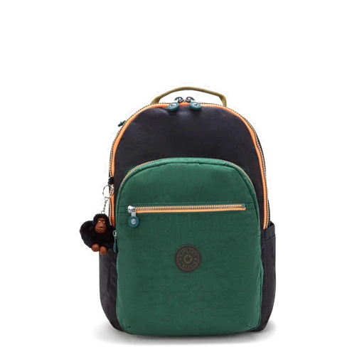 Kipling Women's Seoul 15 Laptop Backpack, Durable, Roomy with Padded Shoulder Straps, Nylon School Bag