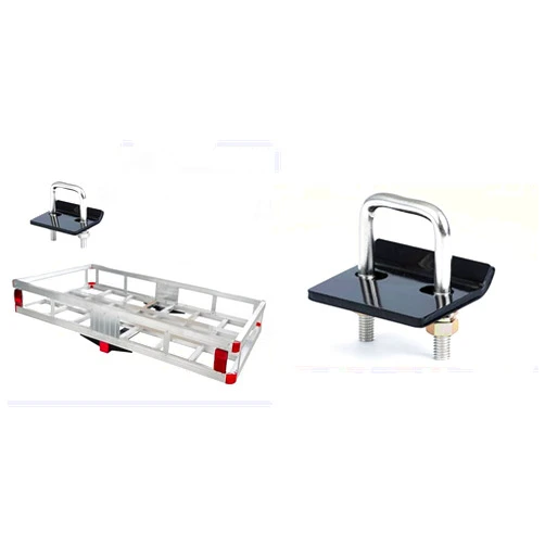 MaxxHaul Aluminum Cargo Carrier 500 lb Capacity with Hitch Tightener for 2