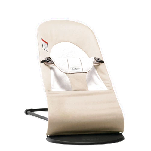 BabyBjörn BABYBJÖRN Bouncer Balance Soft, Cotton/Jersey, Beige/Gray