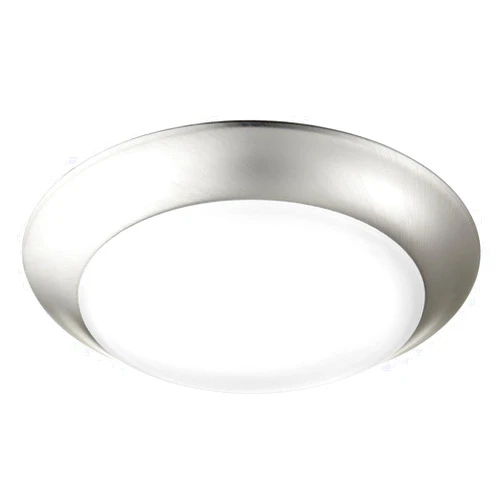 Quorum International Quorum 905-7-65 Transitional LED Ceiling Mount in Pewter, Nickel, Silver finish,