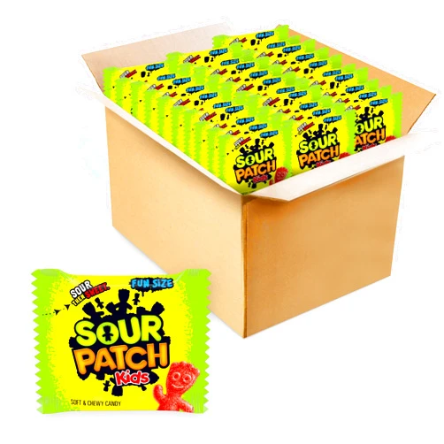 SOUR PATCH KIDS Soft & Chewy Candy, Bulk Candy, 140 Snack Packs