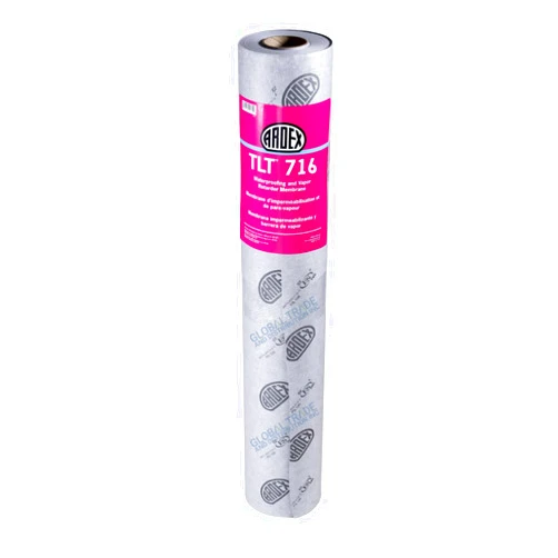ARDEX TLT 716 Waterproofing Vapor Retarder Membrane 108 Sq Ft Roll (3.3 Ft x 33 Ft) for Ceramic Tile and Stone Tile, Flooring Underlayment for Commercial Steam Showers