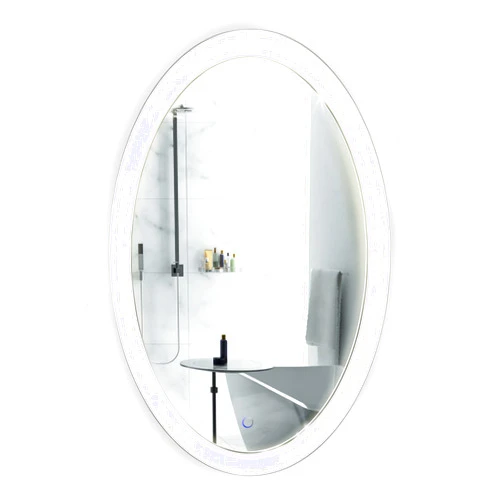 Krugg Oval LED Bathroom Mirror 20 Inch x 30 Inch | Lighted Vanity Mirror includes Dimmer & Defogger | | Wall Mount Vertical or Horizontal Installation |