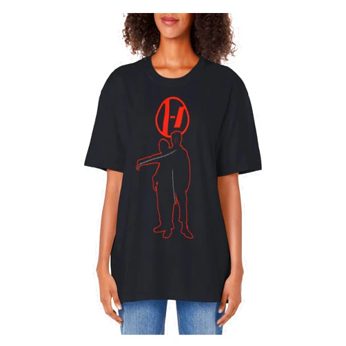 Twenty One Pilots Silhouettes Dot Adult Oversized Vintage T-Shirt