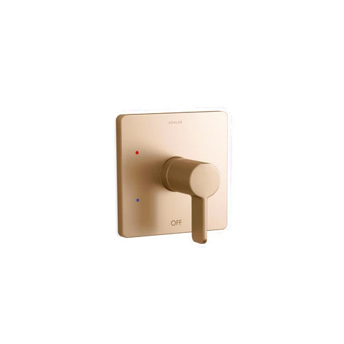 KOHLER K-TS23501-4-BV PARALLEL® RITE-TEMP VALVE TRIM, Vibrant Brushed Bronze