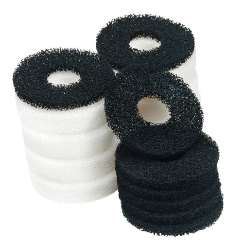 LTWHOME Compatiable Foam and Carbon Rings Fit for Biorb Filter Set/Service Kit (Pack of 16)