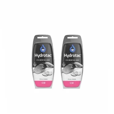 Hydrotac OPTX 20/20 Stick On Magnification Reusable Bifocal Lenses - +2.50 Diopter (Pack of 2)
