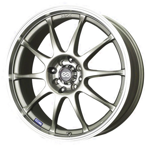 ENKEI - j10 - 15 Inch Rim x 6.5 - (5x100/5x4.5) Offset (38) Wheel Finish - silver polished paint
