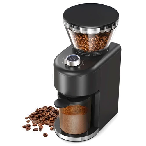 Boly Coffee Grinder Electric, Conical Burr Coffee Grinder with 35 Grind Settings