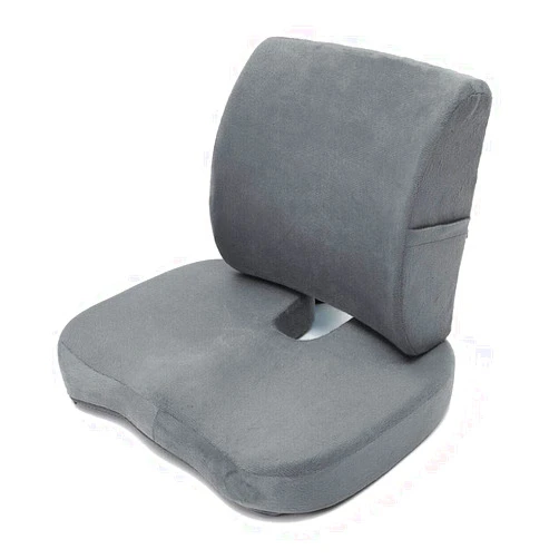 BICEFU Memory Foam seat Cushion and Back Cushion, Gray