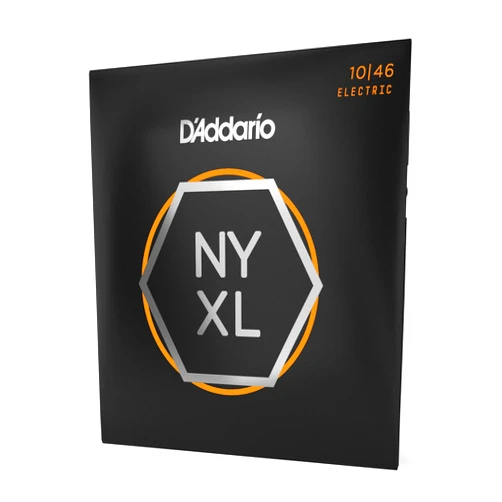 D'Addario Guitar Strings - NYXL Electric Guitar Strings - NYXL1046 - Unrivaled Strength, Tuning Stability, Enhanced Mid-Range - For 6 String Guitars - Made in the USA - 10-46 Regular Light, 1-Pack