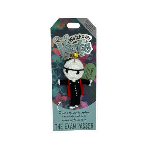Watchover Voodoo 3-Inch The Exam Passer - Handcrafted Gift to Bring Good Luck and Positivity Everywhere You Go