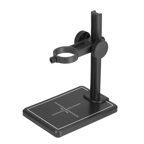 ERYUE Microscope Stand, Mini Digital Microscope Stand Magnifier Camera Up and Down Adjustable Stand Holder Universal Support Bracket Large Base with Scales for Digital Microscope