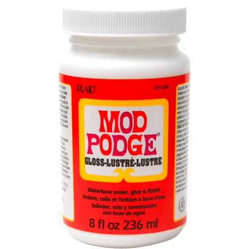 Mod Podge Gloss Sealer, Glue & Finish: All-in-One Craft Solution- Quick Dry, Easy Clean, for Wood, Paper, Fabric & More. Non-Toxic - Craft with Confidence, Made in USA, 8 oz., Pack of 1