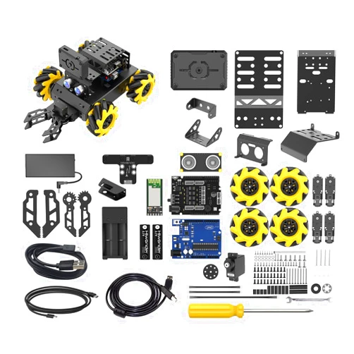 LewanSoul Robot Car for Arduino UNO R3 with AI Vision Camera Robot Claw Programmable Smart Robot Car, Line Tracking Color/Target Recognition Obstacle Avoidance, STEM Projects Educational Robot Kit