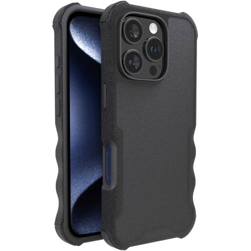 Smartish® iPhone 16 Pro Protective Magnetic Case - Gripzilla Compatible with MagSafe [Rugged + Tough] Heavy Duty Armor Slim Cover w/Drop Tested Protection for Apple iPhone 16 Pro - Black Tie Affair