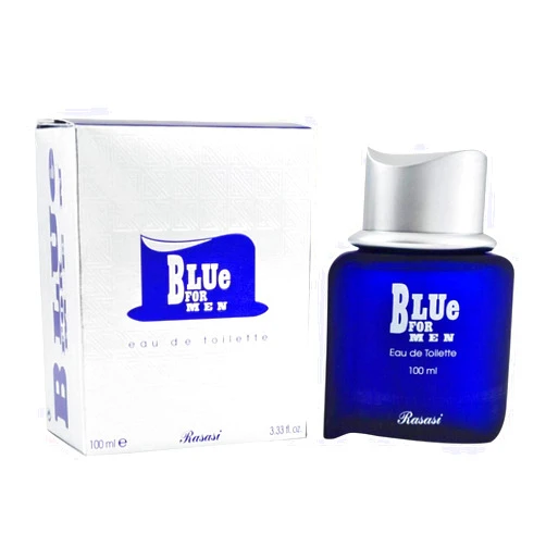 Rasasi Blue Eau De Toilette Spray for Men, 3.4 Ounce