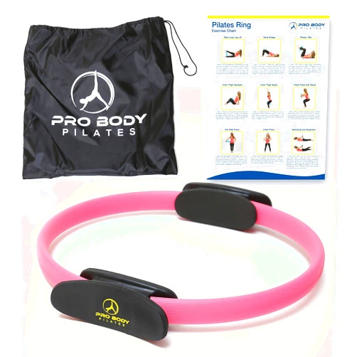 ProBody Pilates Ring Circle, Magic Circle Pilates Ring 14 Inch for Thigh Workout, Yoga Ring Thigh Toner, Home Pilates Equipment for Women, Pilates Circle Fitness Equipment Thigh Master